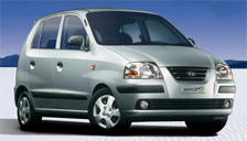 Hyundai Santro Alloy Wheels and Tyre Packages.